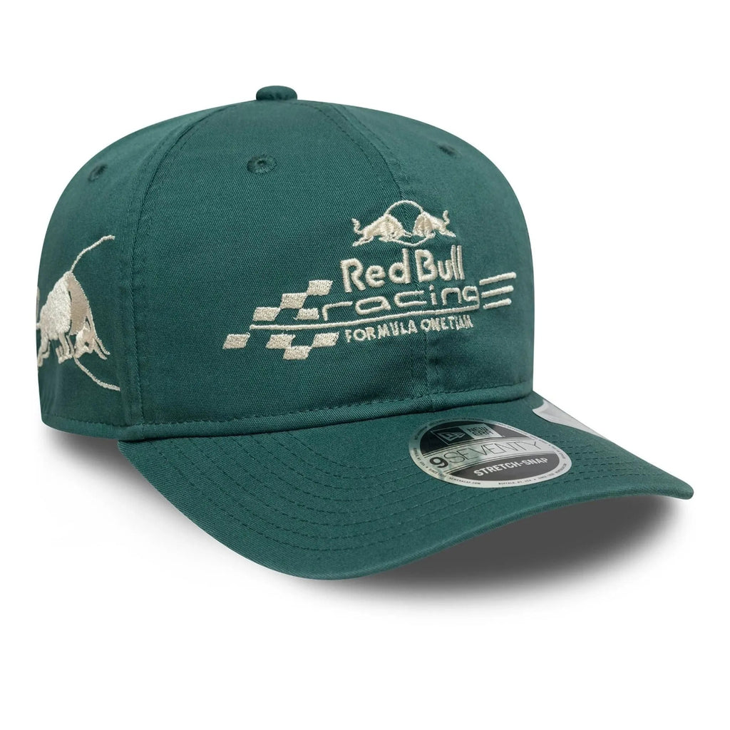 Gorra Redbull Washed Red Bull Racing 9SEVENTY Stretch Snap Verde