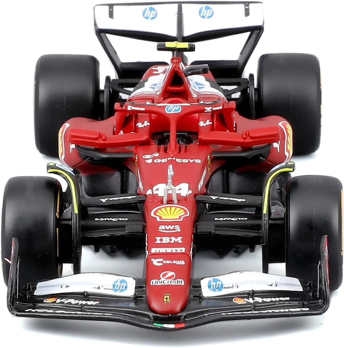 Burago Scale Car Ferrari SF-25 2025 #44 Lewis Hamilton Soft Box Burago 1:43
