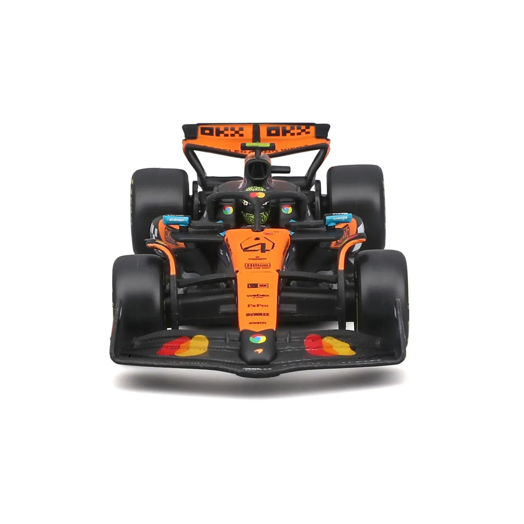 Auto Escala Burago F1 Mclaren MCL39 2025 #4 Lando Norris Caja Acrílica Burago 1:43