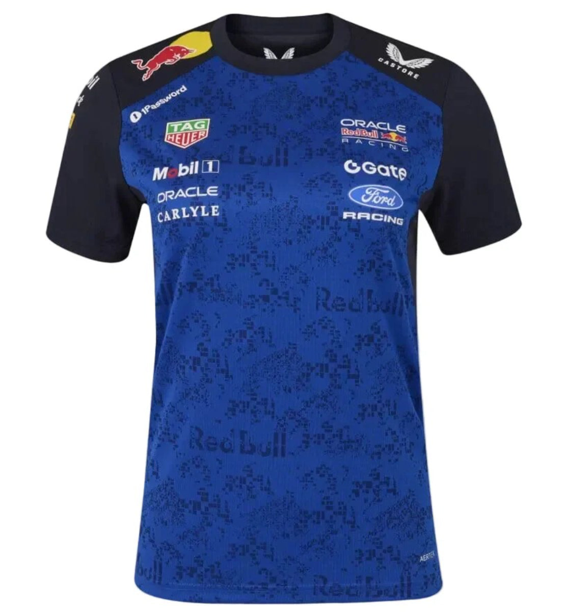 PREVENTA Camiseta Red Bull Racing Mujer Navy Cuello Redondo Temporada 2026