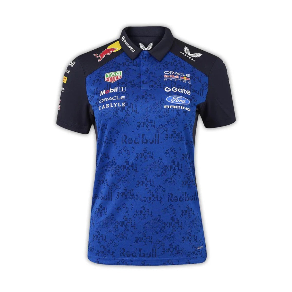 PREVENTA Camiseta Red Bull Racing Mujer Navy Cuello Polo Temporada 2026
