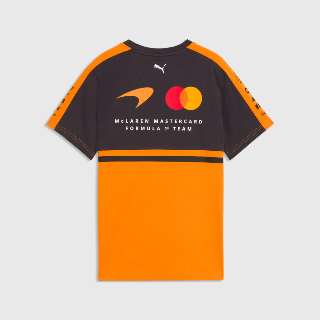 PREVENTA Polera McLaren Team F1 Puma Kids 2026 Cuello Redondo Temporada 2026