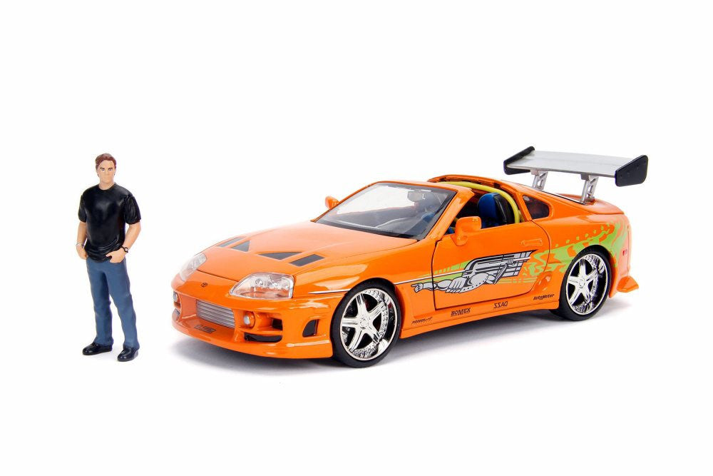 Toyota Supra - Edición Collector Orange (Escala 1:24) Con Figura