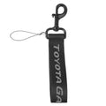 Llavero Tejido Negro Toyota Gazzo Racing 26