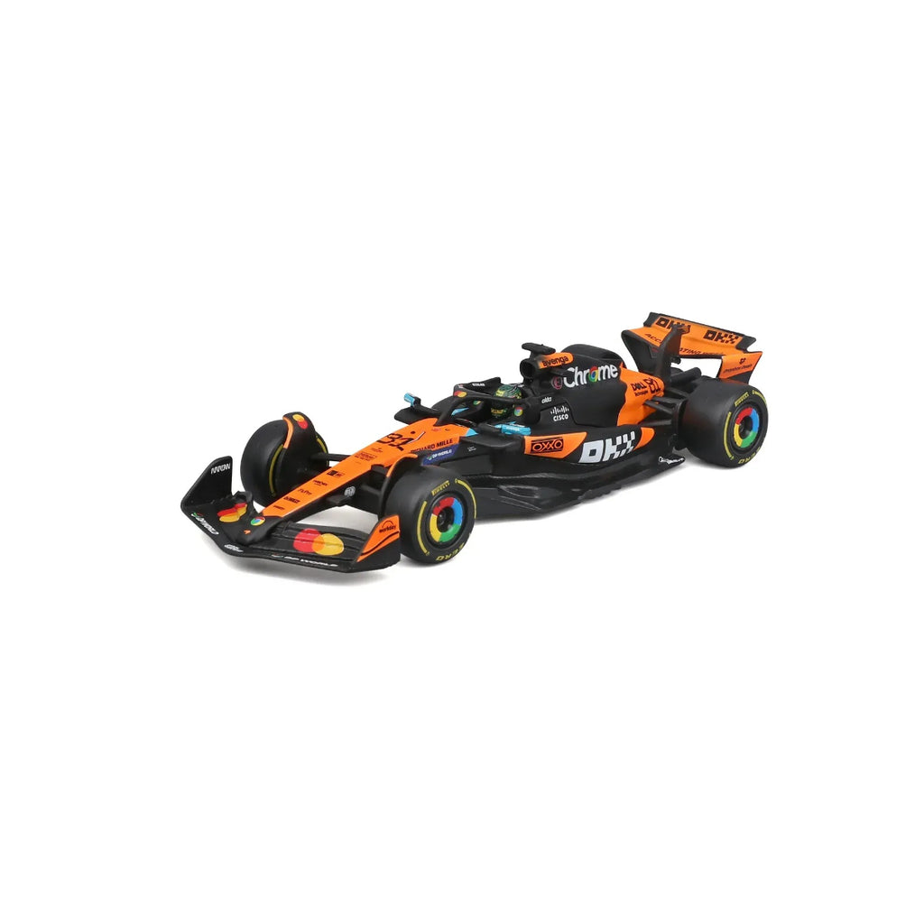 Auto Escala Burago F1 Mclaren MCL39 2025 #81 Oscar Piastri Caja Acrílica Burago 1:43