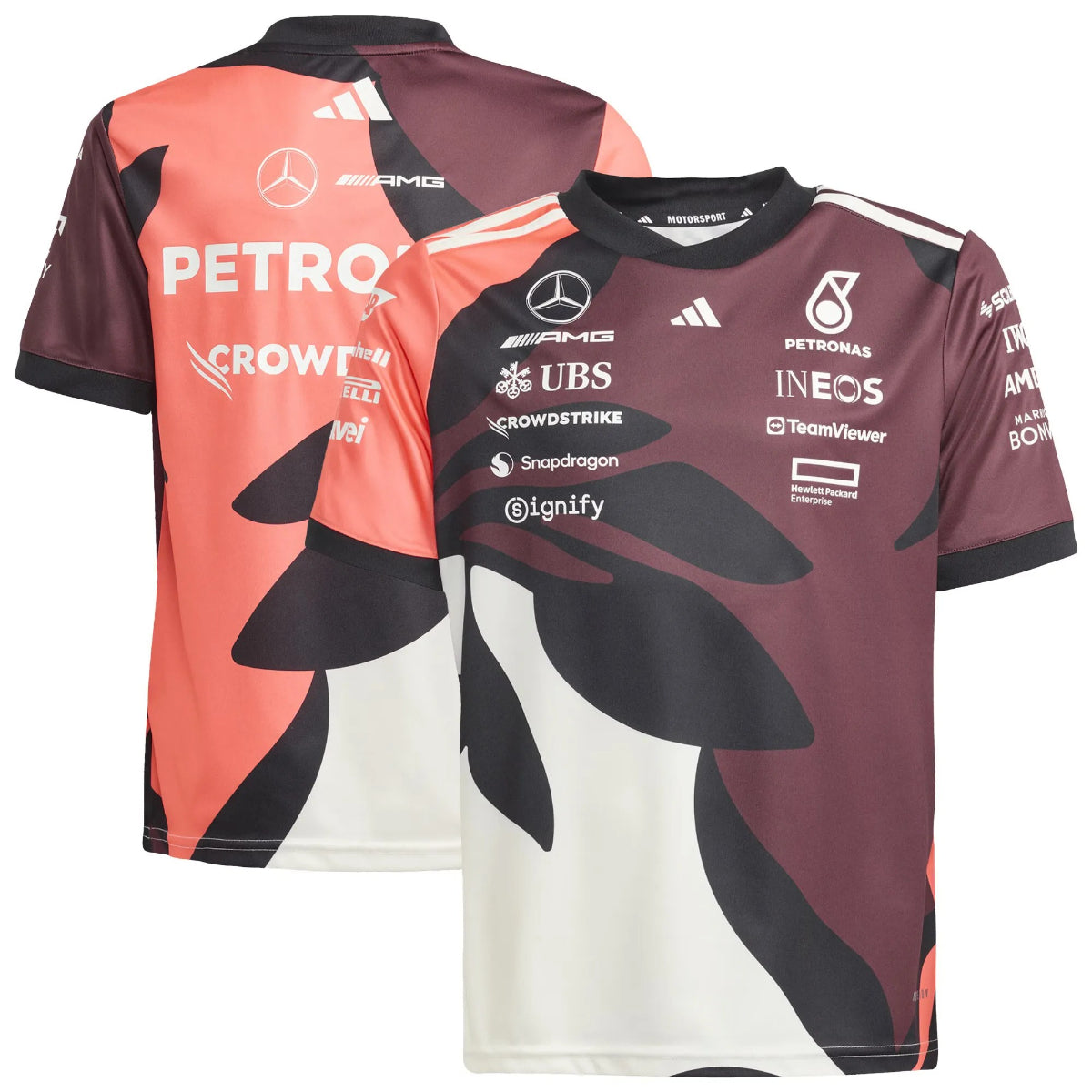 Polera Mercedes AMG Petronas adidas F1 Special Edition Miami GP