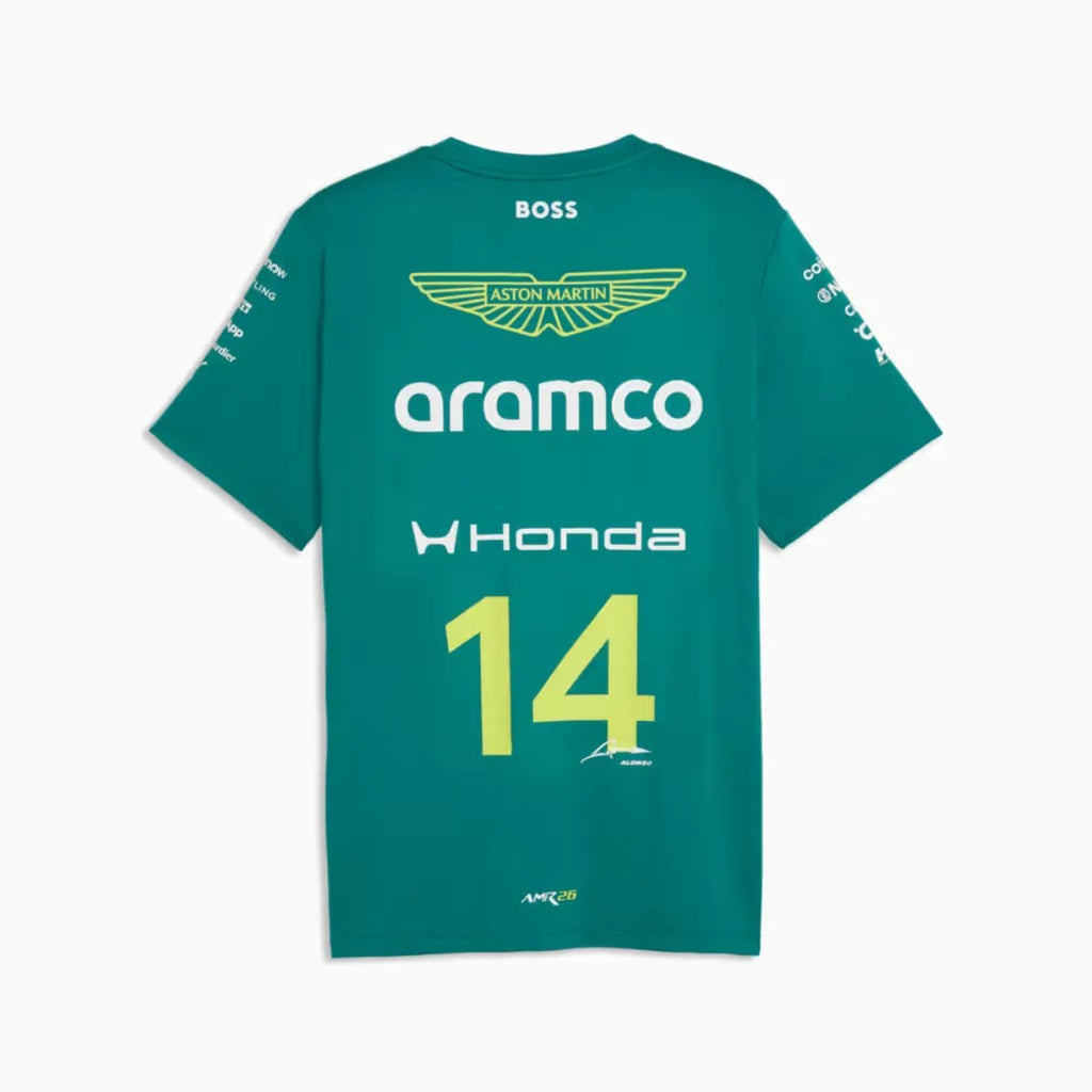 POLERA FERNANDO ALONSO ADULTO 2026 PUMA / BOSS x ASTON MARTIN ARAMCO F1® TEAM
