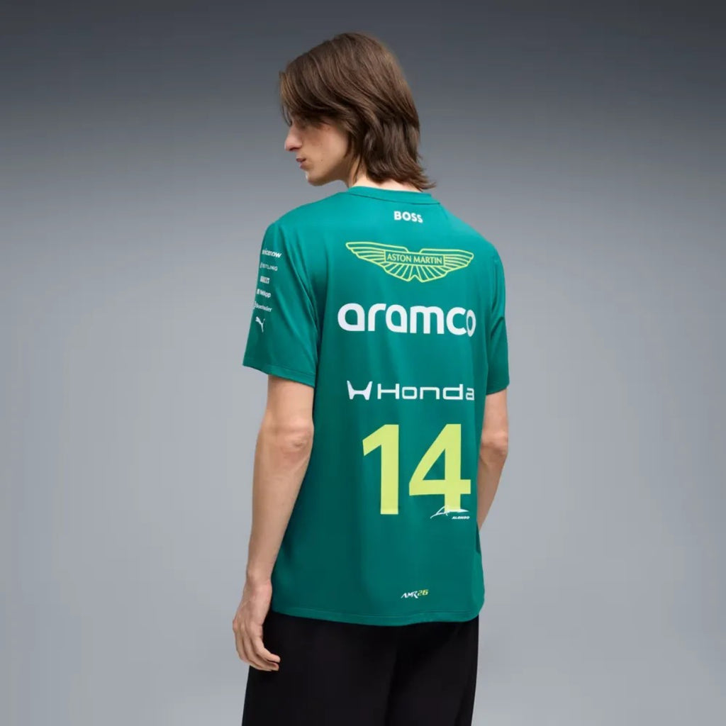 POLERA FERNANDO ALONSO ADULTO 2026 PUMA / BOSS x ASTON MARTIN ARAMCO F1® TEAM