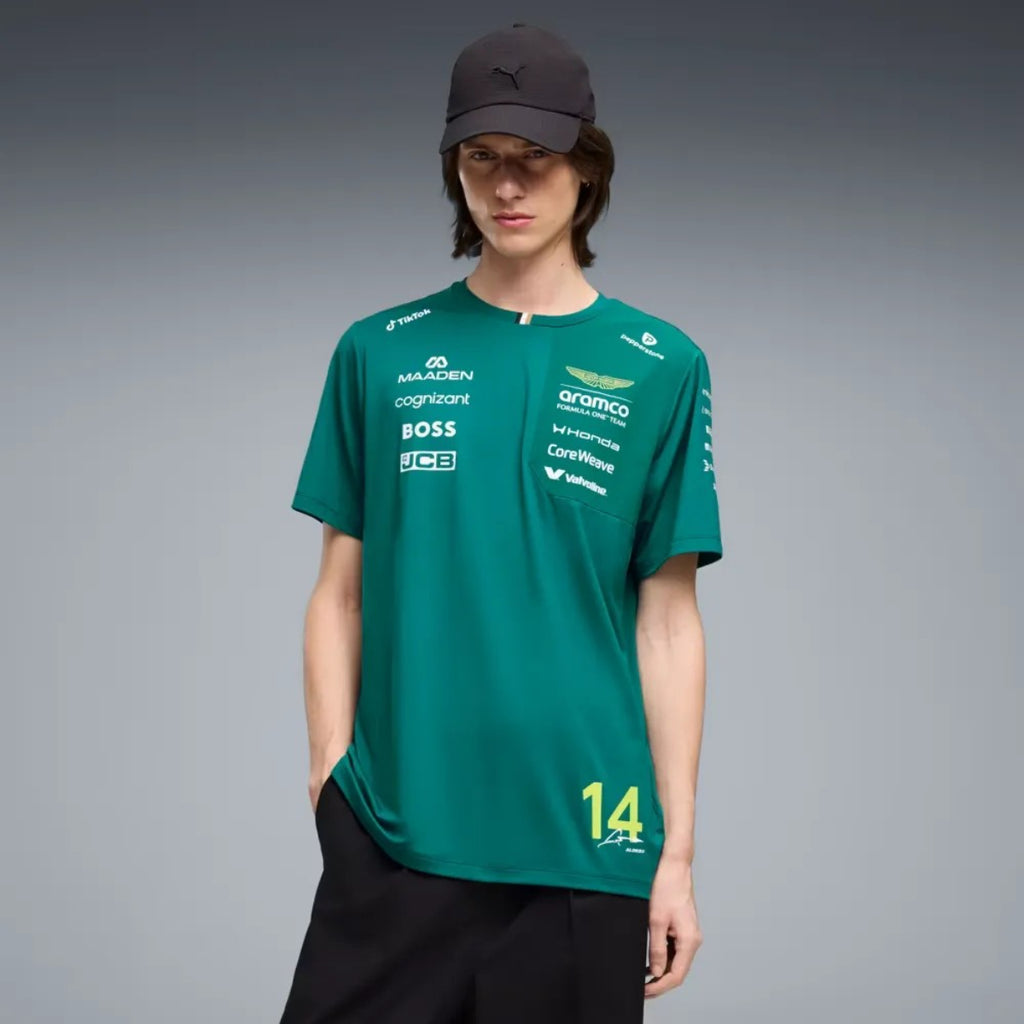 POLERA FERNANDO ALONSO ADULTO 2026 PUMA / BOSS x ASTON MARTIN ARAMCO F1® TEAM