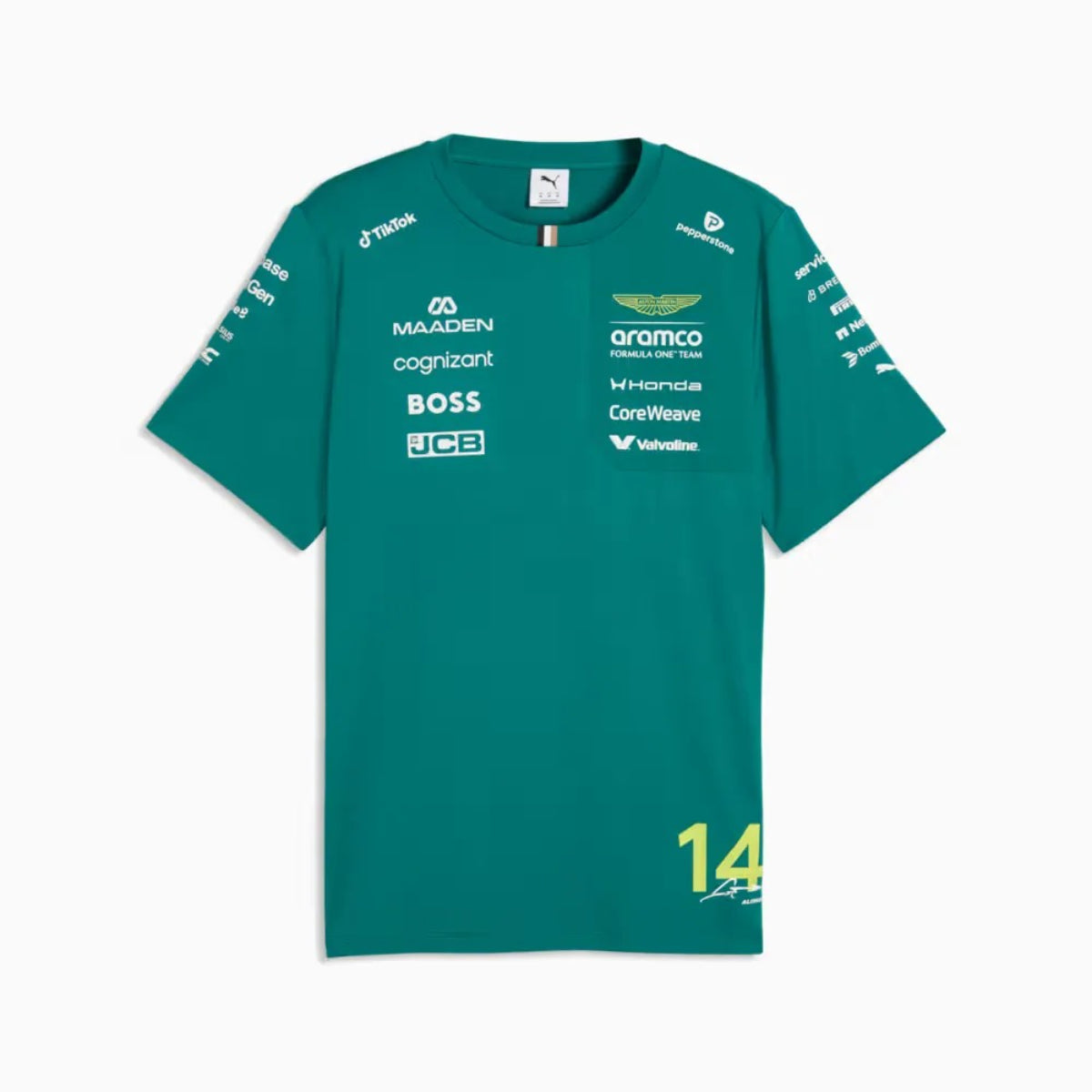 POLERA FERNANDO ALONSO ADULTO 2026 PUMA / BOSS x ASTON MARTIN ARAMCO F1® TEAM
