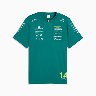 POLERA FERNANDO ALONSO ADULTO 2026 PUMA / BOSS x ASTON MARTIN ARAMCO F1® TEAM