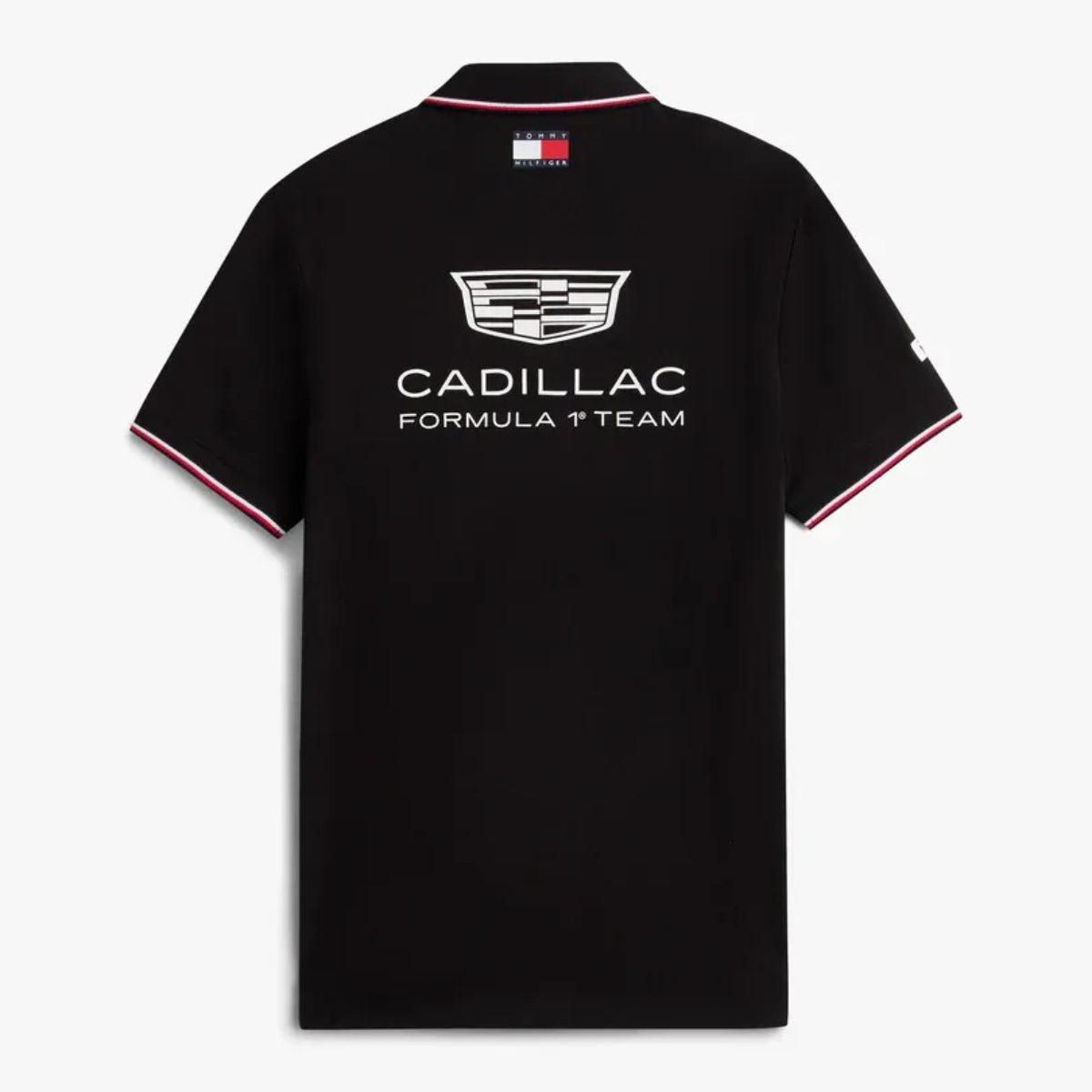 Polera Polo Oficial Cadillac F1 Team Tommy Hilfiger 2026 Negra