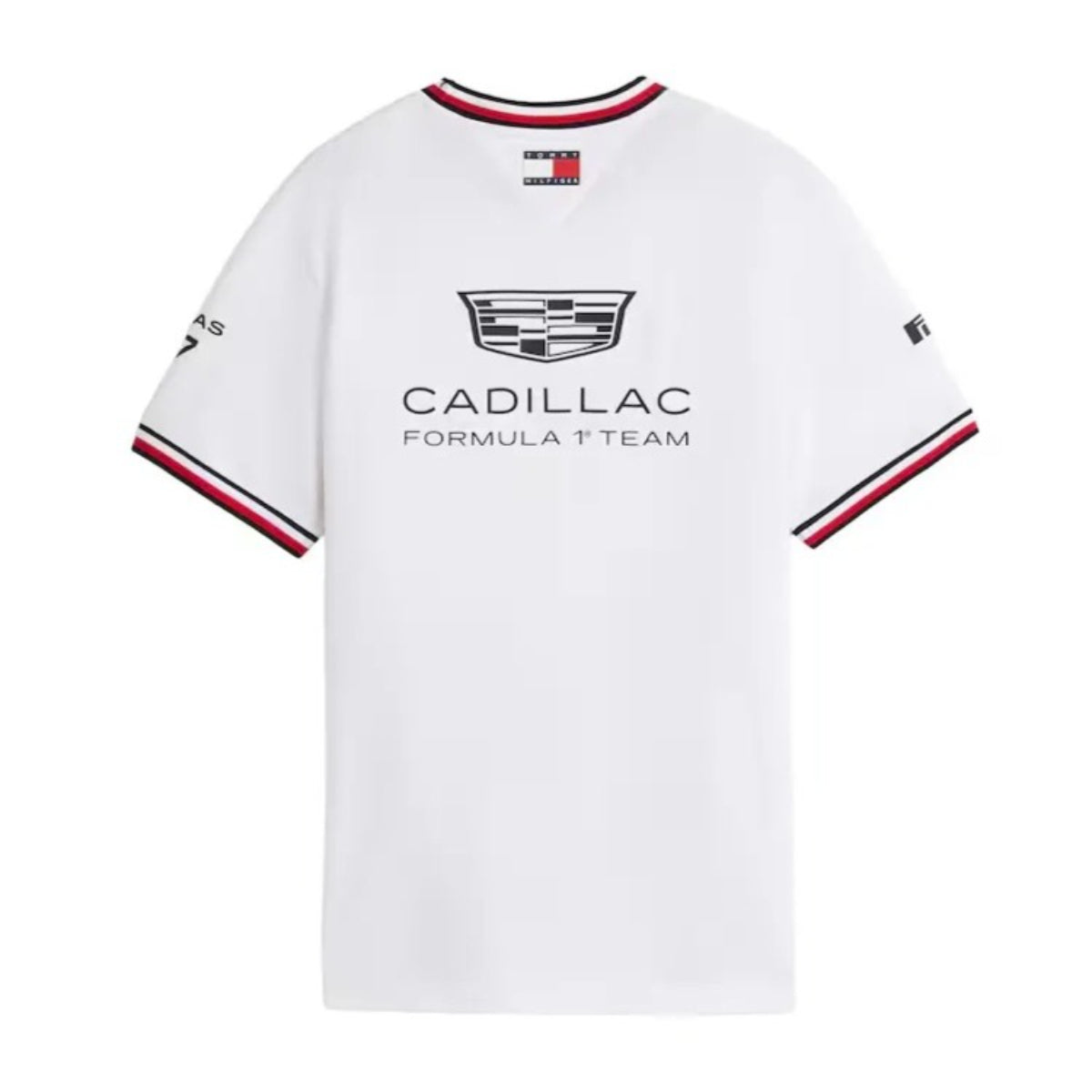Polera Cuello Redondo Cadillac F1 Team Valtteri Bottas Blanca 2026