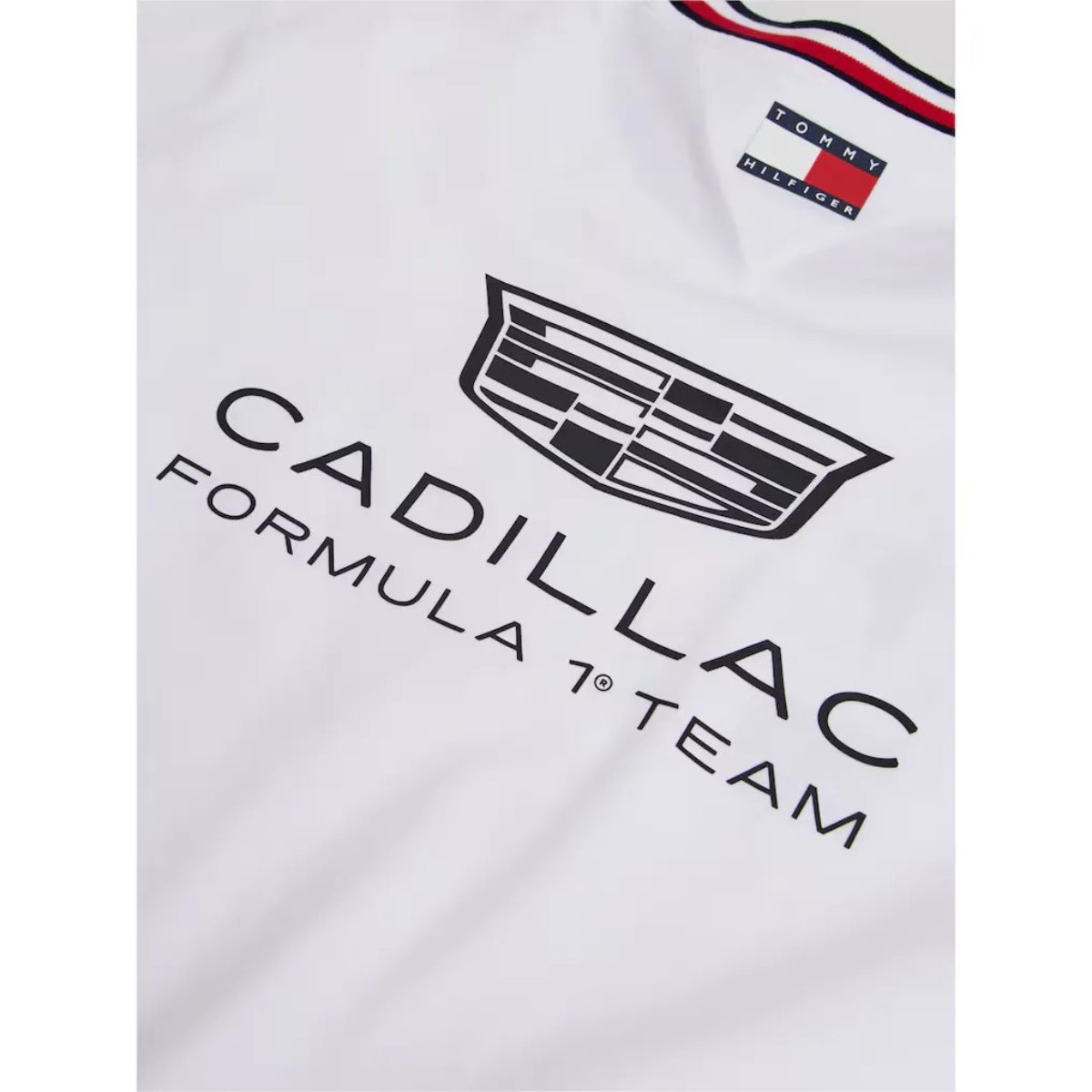 Polera Cuello Redondo Cadillac F1 Team Valtteri Bottas Blanca 2026
