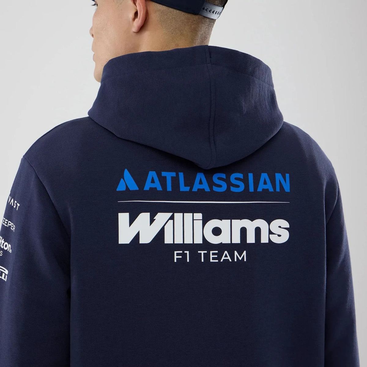 Poleron Williams F1 Team Hoodie Temporada 2026 Atlassian