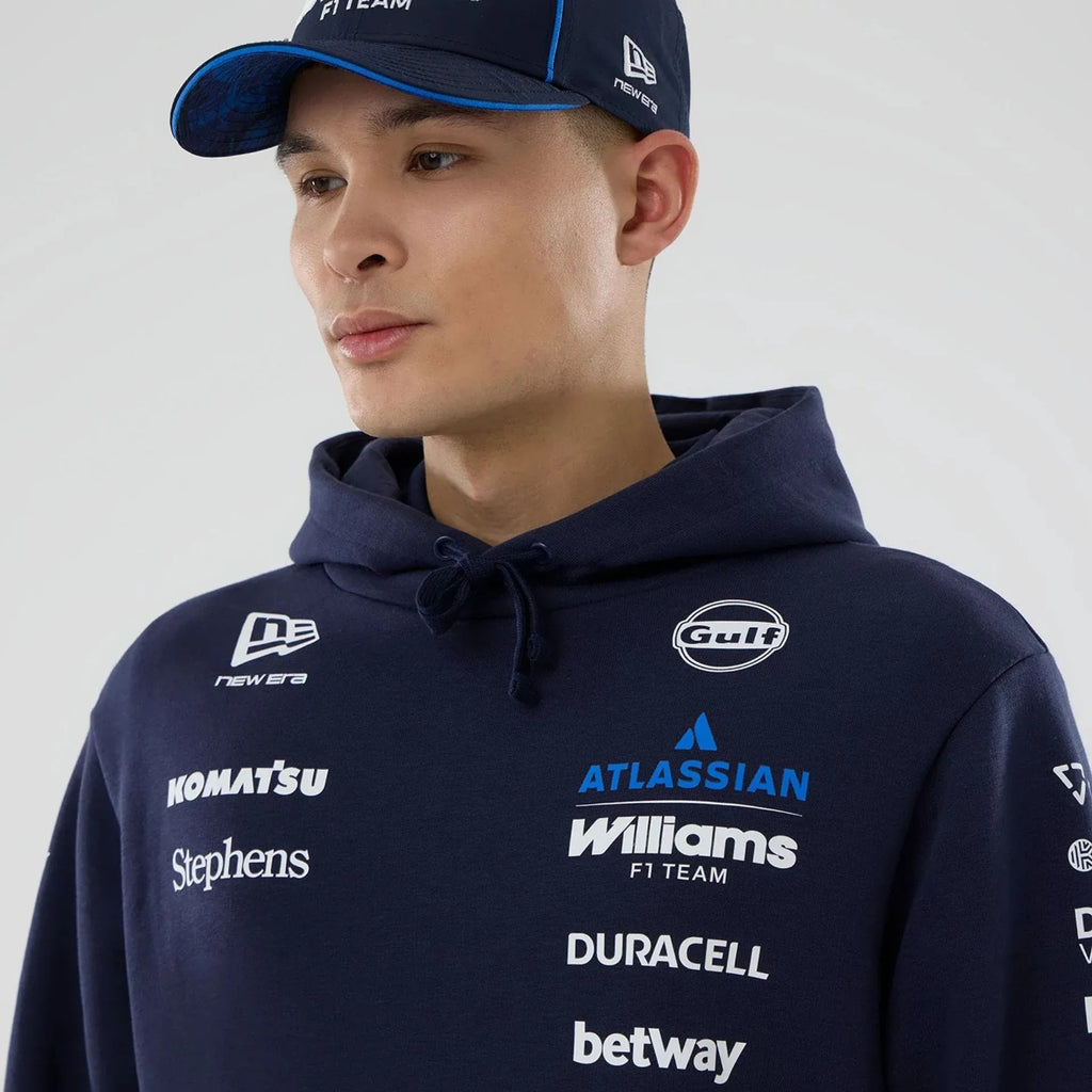 Poleron Williams F1 Team Hoodie Temporada 2026 Atlassian