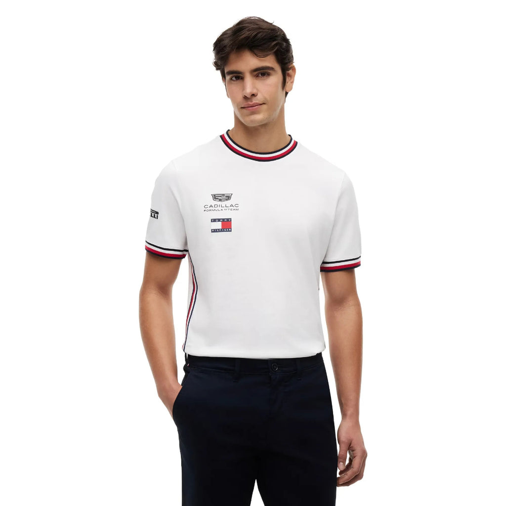 Polera Cadillac Tommy Hilfiger Team Replica T-Shirt - White / Blanca