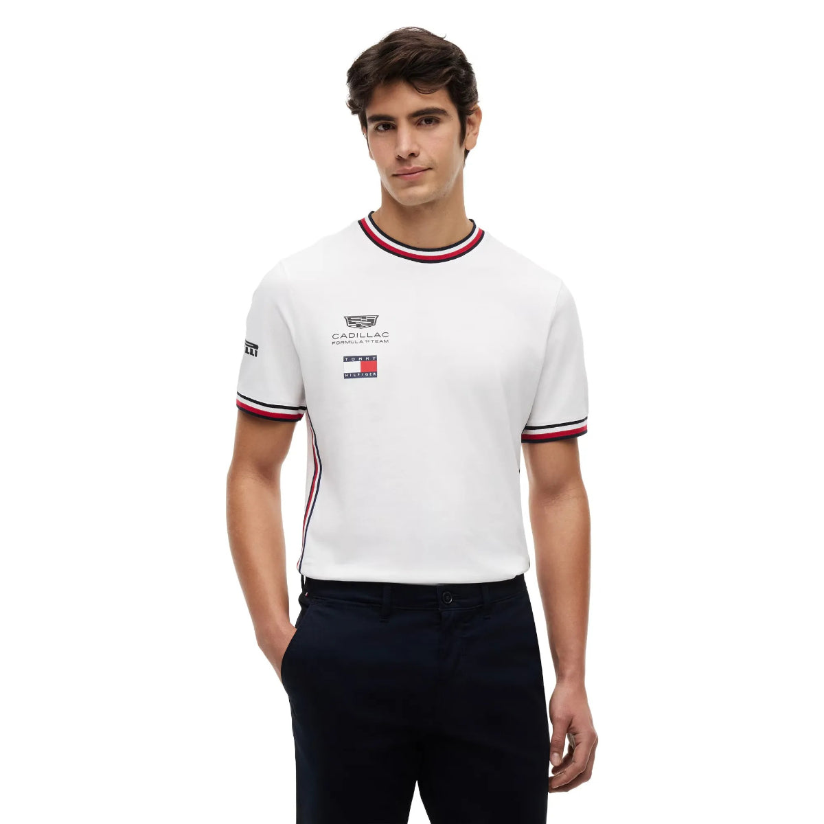 Polera Cadillac Tommy Hilfiger Team Replica T-Shirt - White / Blanca