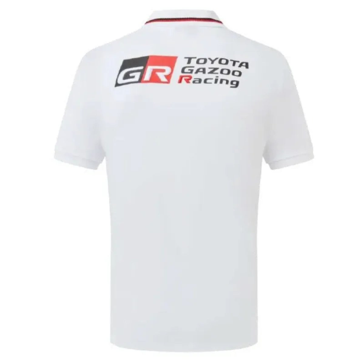 TGR MENS Polo Shirt White Toyota Gazoo Racing