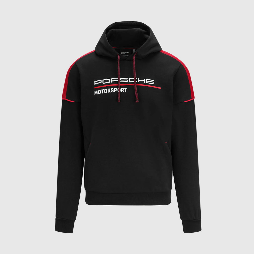 POLERON PORSCHE MENS FW HOODED SWEAT BLACK