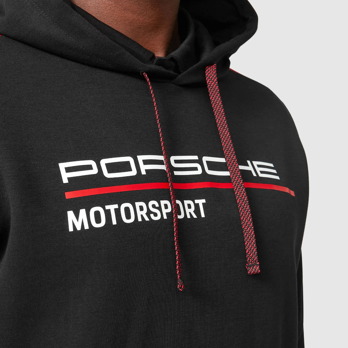 POLERON PORSCHE MENS FW HOODED SWEAT BLACK