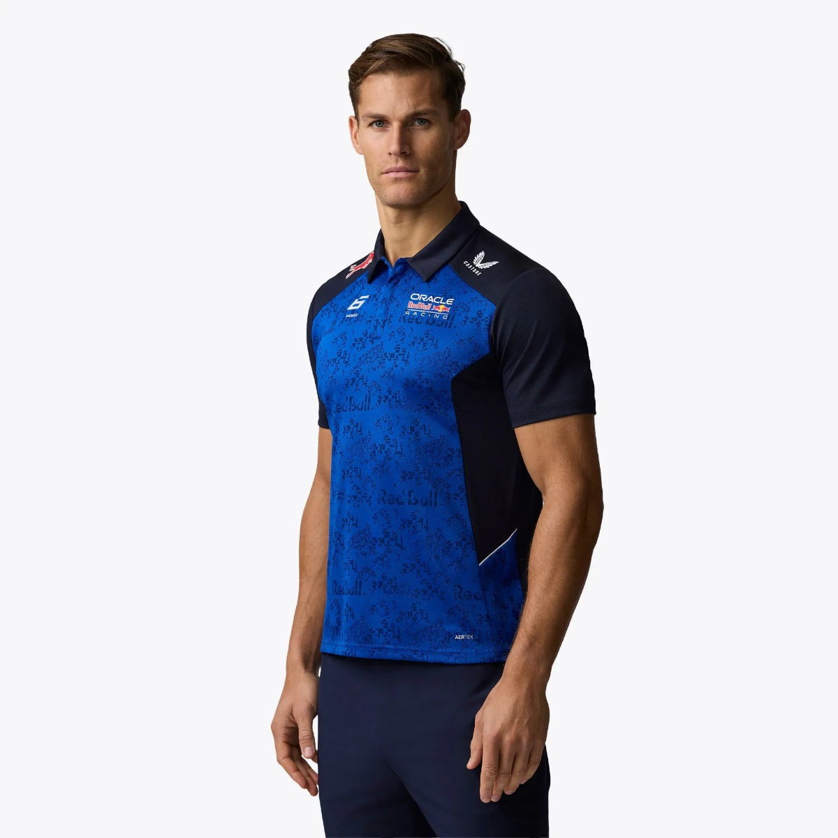 Polera Oracle Redbull Racing ORBR Mens RP POLO SHIRT DRIVER YT NAVY