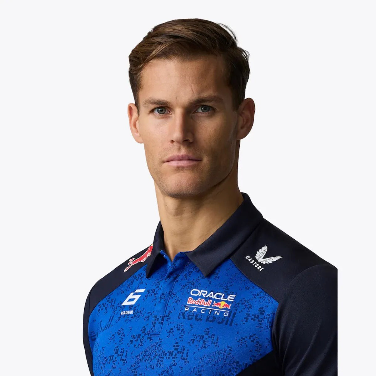 Polera Oracle Redbull Racing ORBR Mens RP POLO SHIRT DRIVER YT NAVY