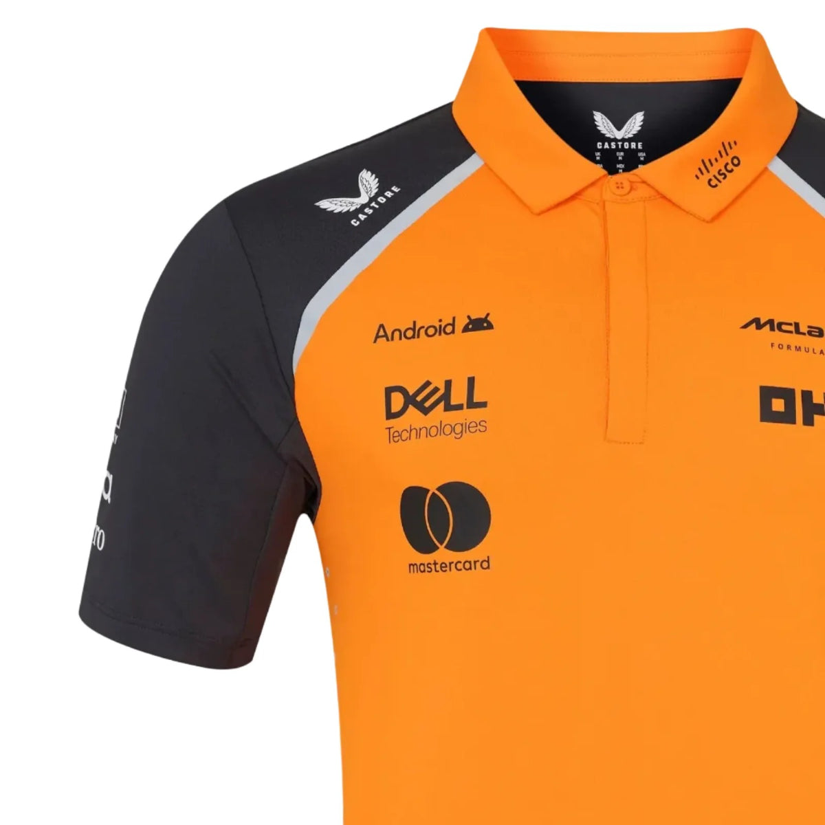 Polera Mclaren F1 Cuello Polo Team 2025 Castore