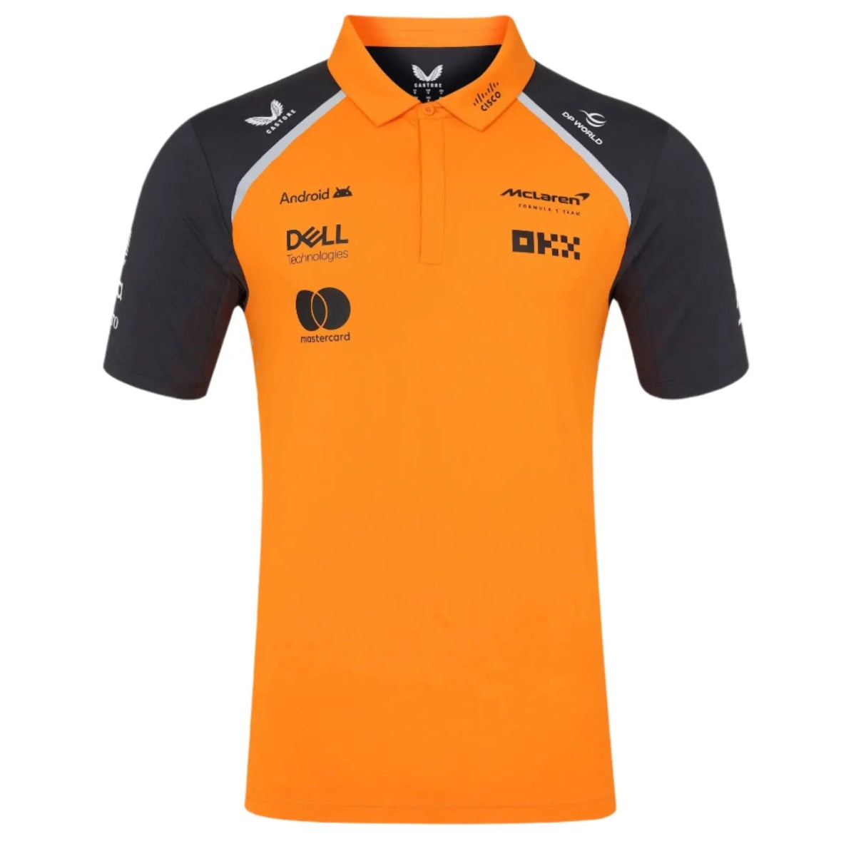 Polera Mclaren F1 Cuello Polo Team 2025 Castore