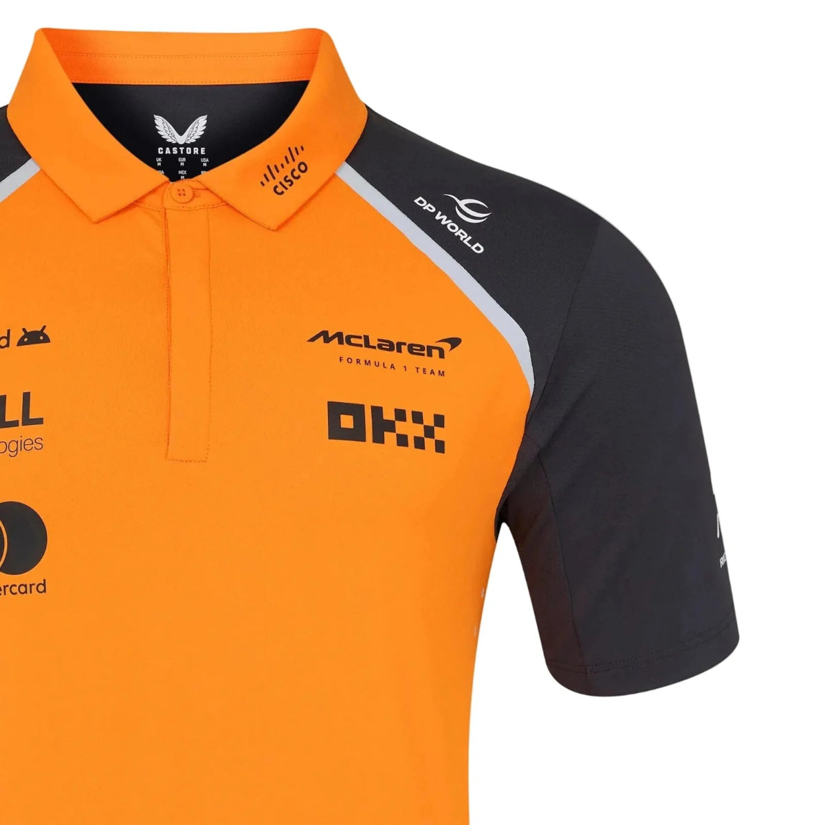 Polera Mclaren F1 Cuello Polo Team 2025 Castore