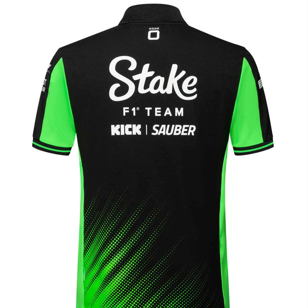 Polera Polo STAKE F1 MENS Race Team Polo BLK/GREEN