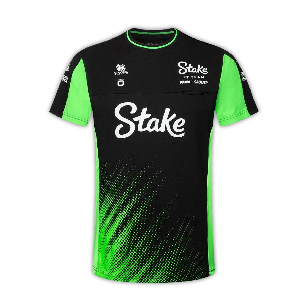 Polera CODE Oficial Team Stake Kick Sauber 2025