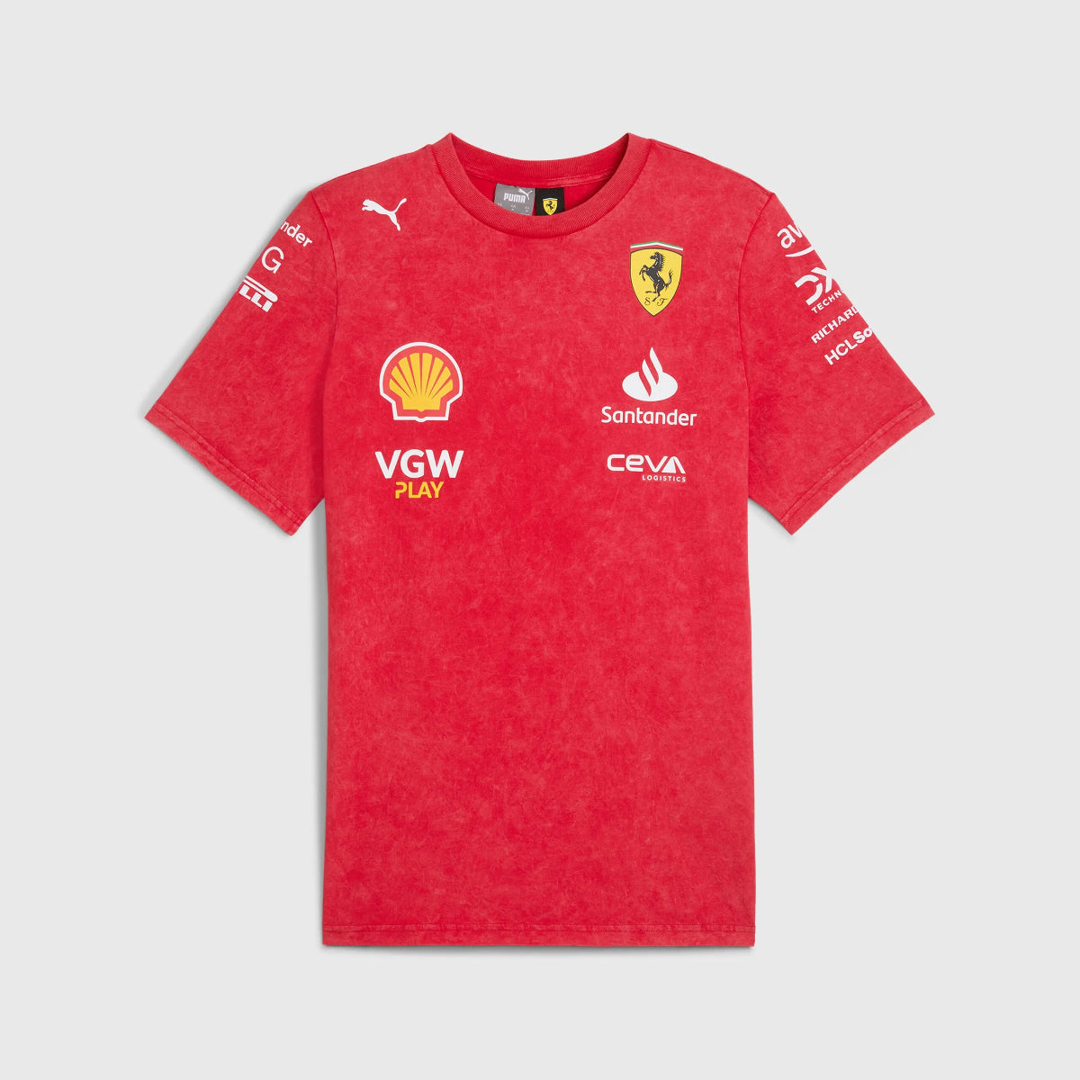Polera Scuderia Ferrari F1 2024 'Desert Sun' Team T-shirt 2024