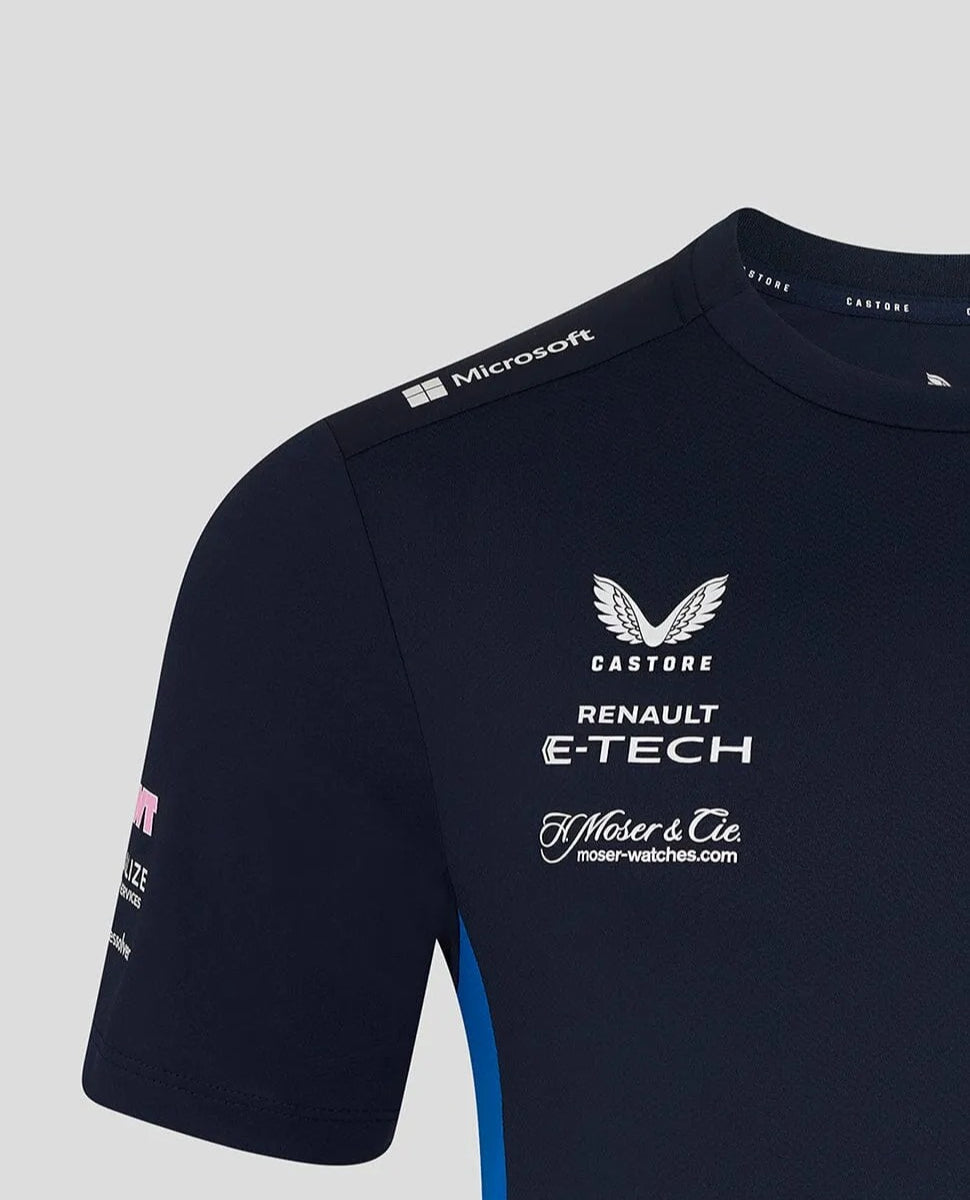 Polera Oficial Alpine F1 Team Set Up Tee - Blue