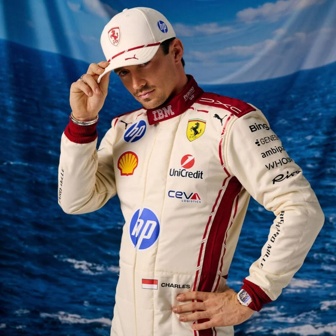 PREVENTA Gorra Charles Leclerc GP Mónaco 2026 Ferrari Team
