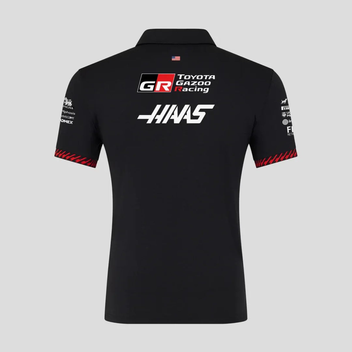POLERA HAAS F1 MENS REPLICA TEAM POLO CAVIAR