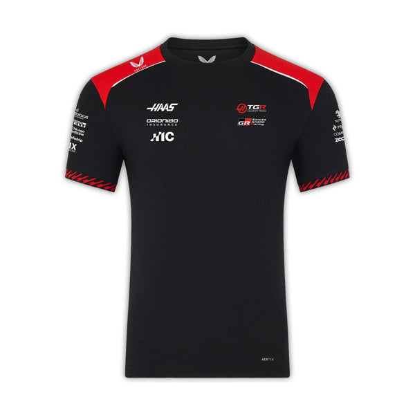POLERA HAAS F1 MENS REPLICA TEAM CUELLO REDONDO CAVIAR