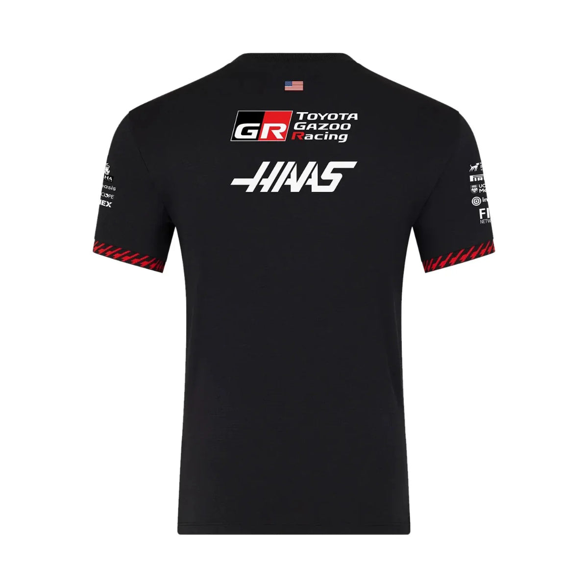 POLERA HAAS F1 MENS REPLICA TEAM CUELLO REDONDO CAVIAR