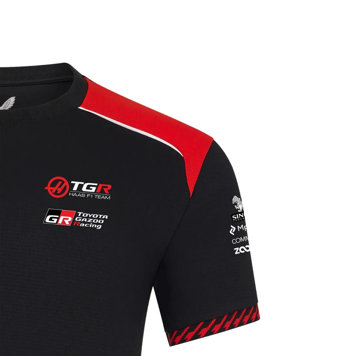POLERA HAAS F1 MENS REPLICA TEAM CUELLO REDONDO CAVIAR