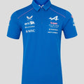 POLERA  ALPINE F1 MENS REPLICA TEAM POLO BLUE