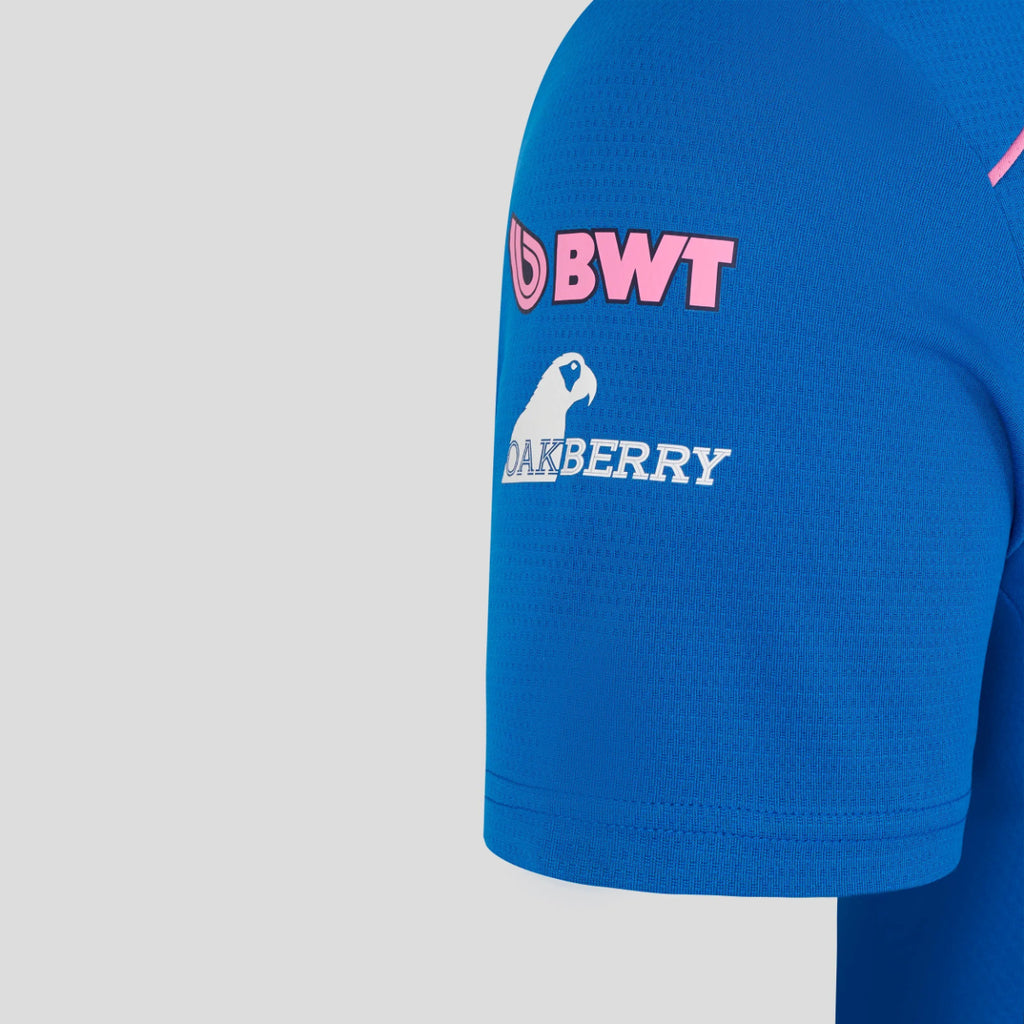 POLERA  ALPINE F1 MENS REPLICA TEAM POLO BLUE