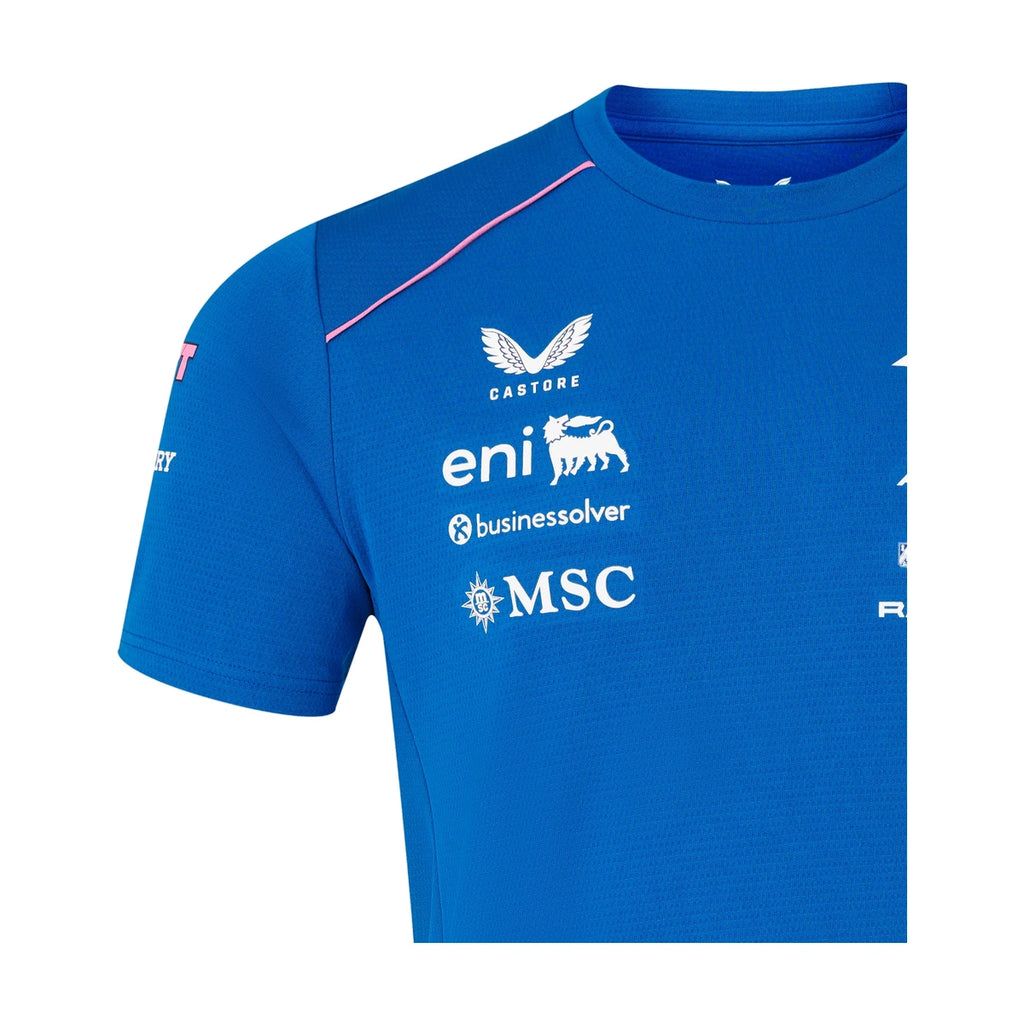 POLERA ALPINE F1 MENS REPLICA TEAM SET UP TEE BLUE