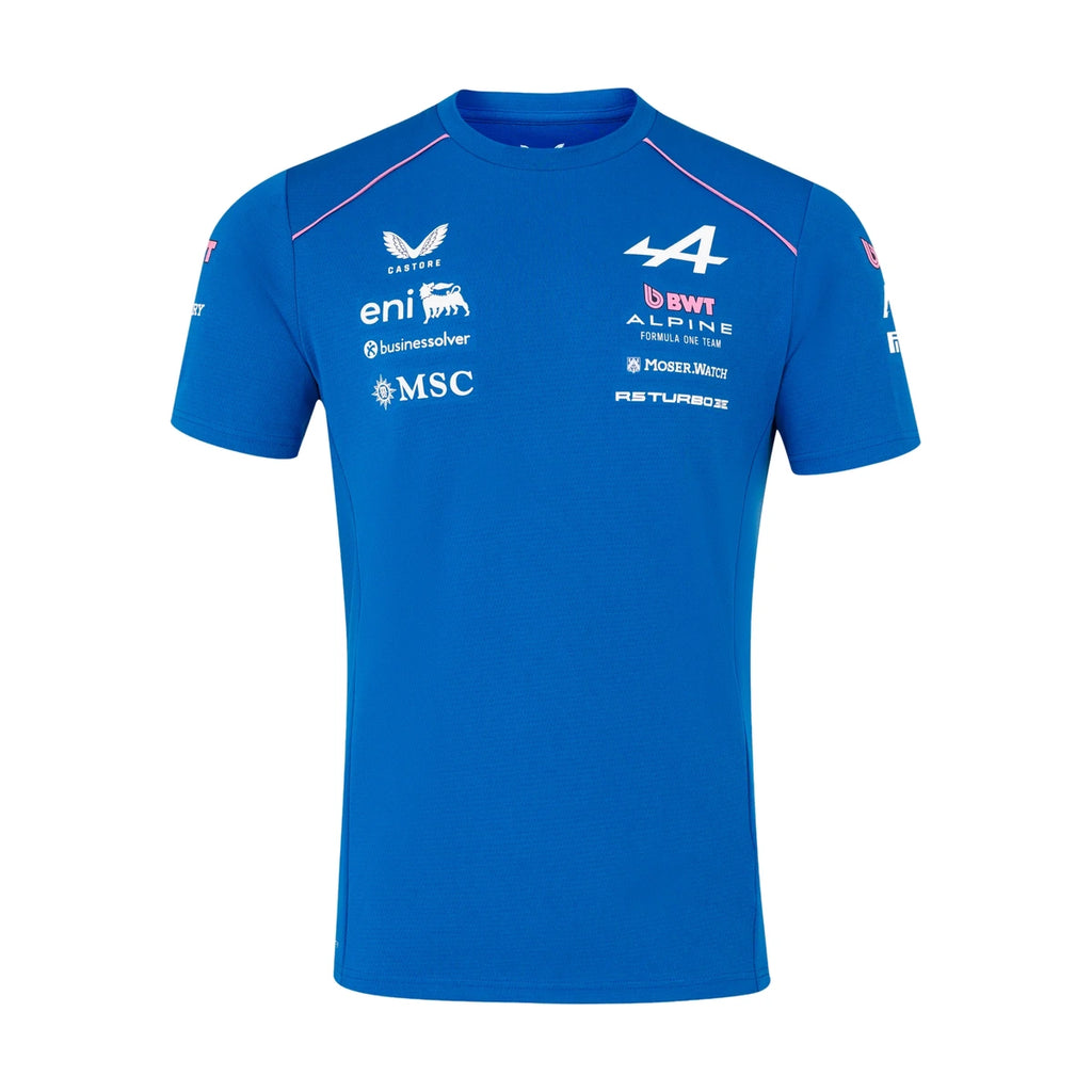 POLERA ALPINE F1 MENS REPLICA TEAM SET UP TEE BLUE