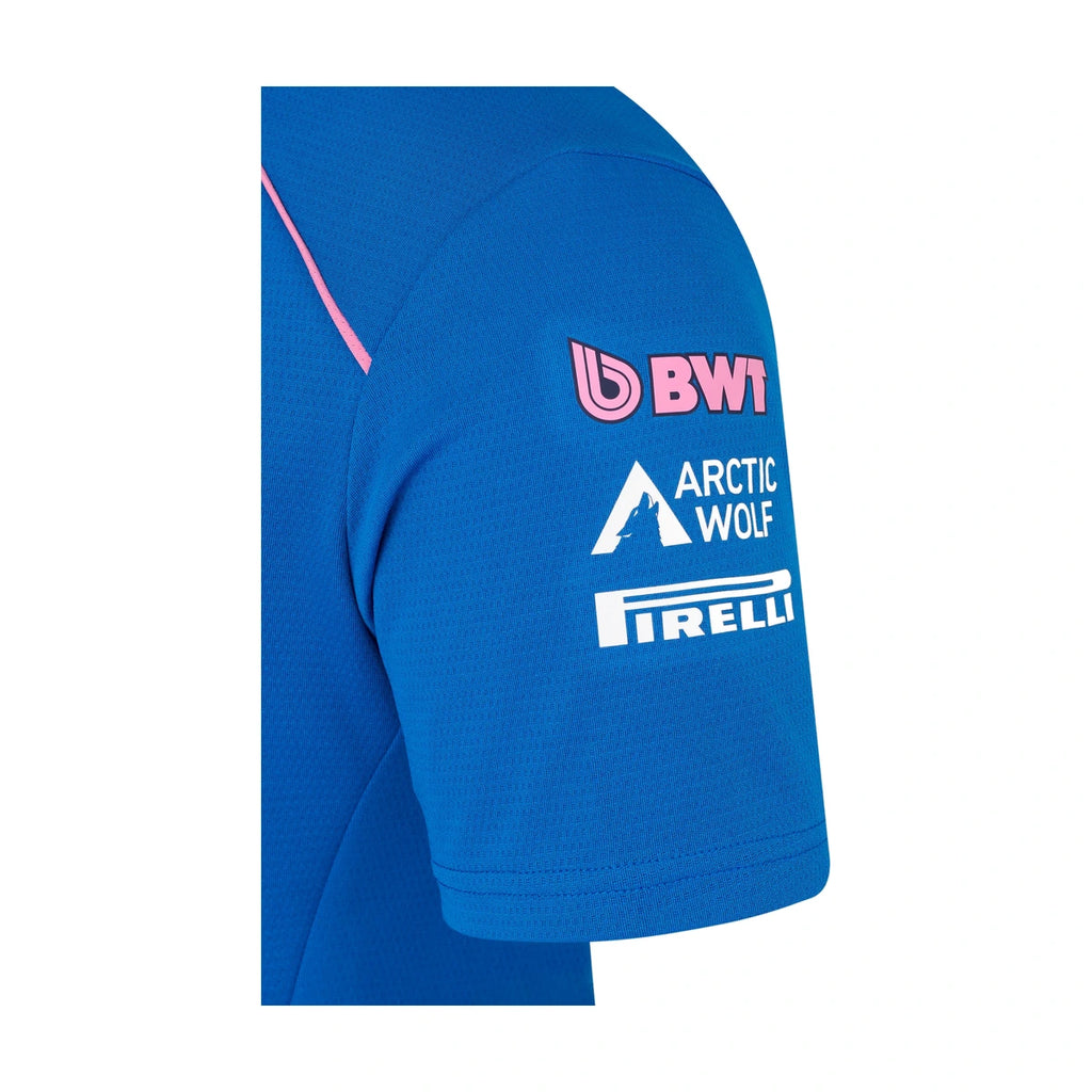 POLERA ALPINE F1 MENS REPLICA TEAM SET UP TEE BLUE