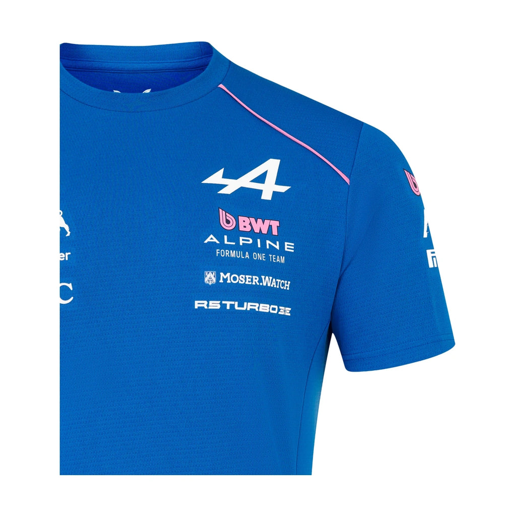 POLERA ALPINE F1 MENS REPLICA TEAM SET UP TEE BLUE