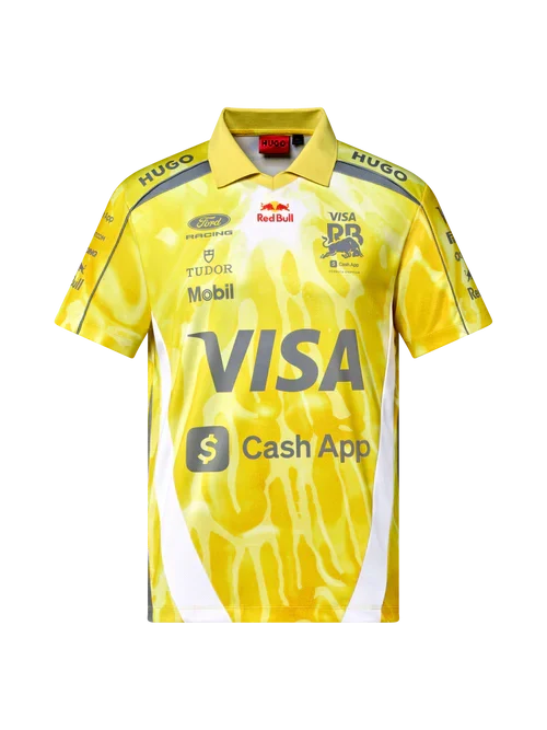 POLERA VISA RB MENS MIAMI GP POLO LIME
