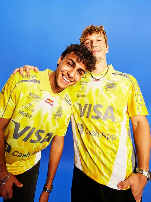 POLERA VISA RB MENS MIAMI GP POLO LIME
