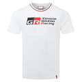 Polera de Hombre TOYOTA GAZOO Racing Official Team Logo blanca cuello redondo