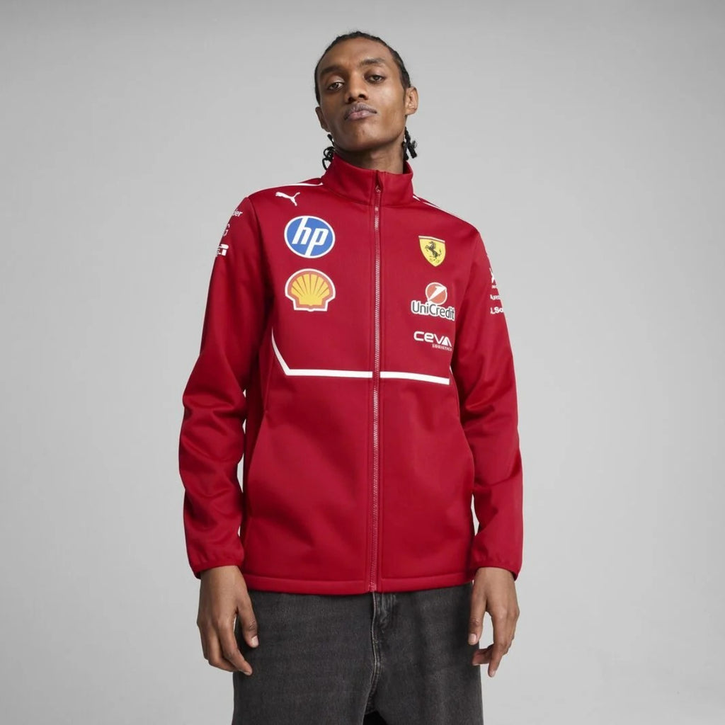 Softshell Ferrari Rp Team Jacket Red Season 2025
