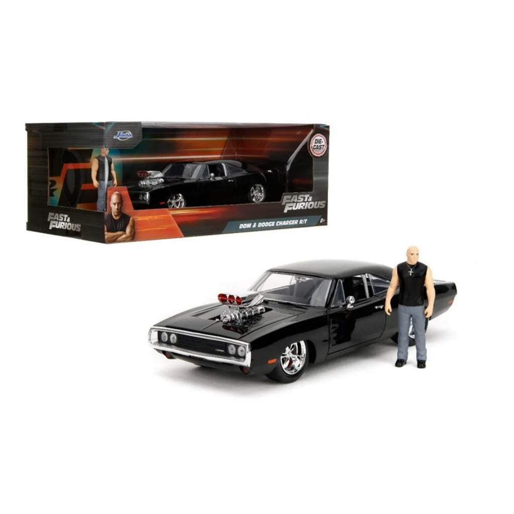 Auto a Escala Jada Toys Fast & Furious 1:24 - Dominic Toretto & Dodge Charger R/T